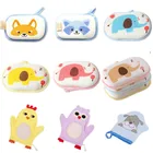 Симпатичная хлопковая губка для душа и ванны для новорожденных детей, полотенце для мытья тела с мультяшным рисунком, кисти для ванны для младенцев, кисти для ванны, аксессуары для полотенец