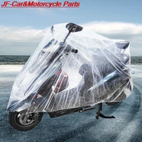 disposable motorcycle cover transparent bike protective covers outdoor motorbike protector rainproof dustproof protection