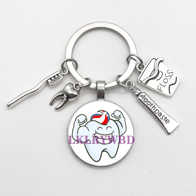 Новинка зубная щетка паста брелок стоматологический помощник подарок