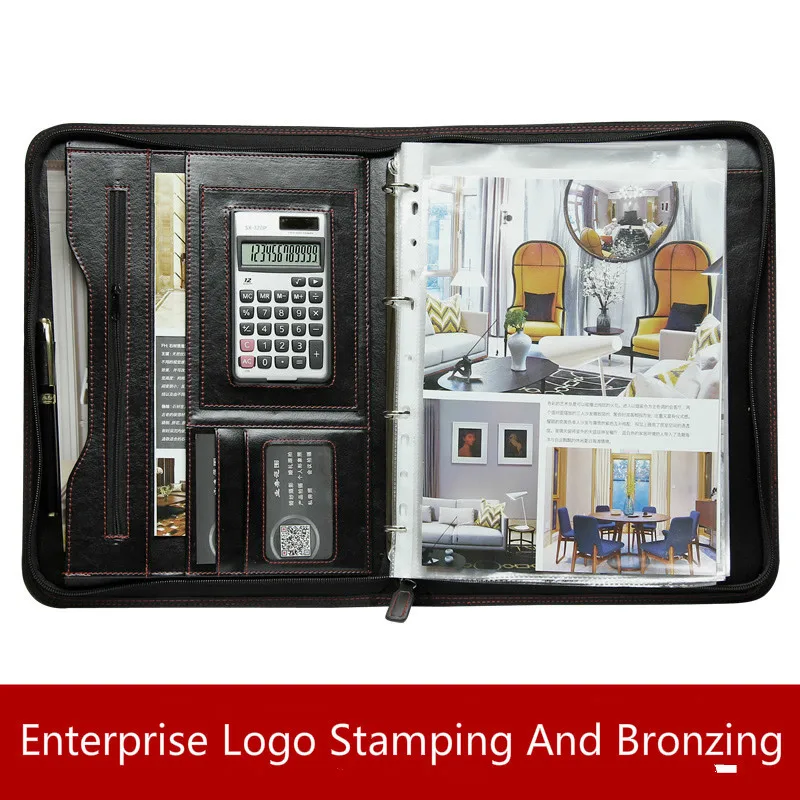 Папка А4 черная с большим количеством функций для деловых дел продажа домов