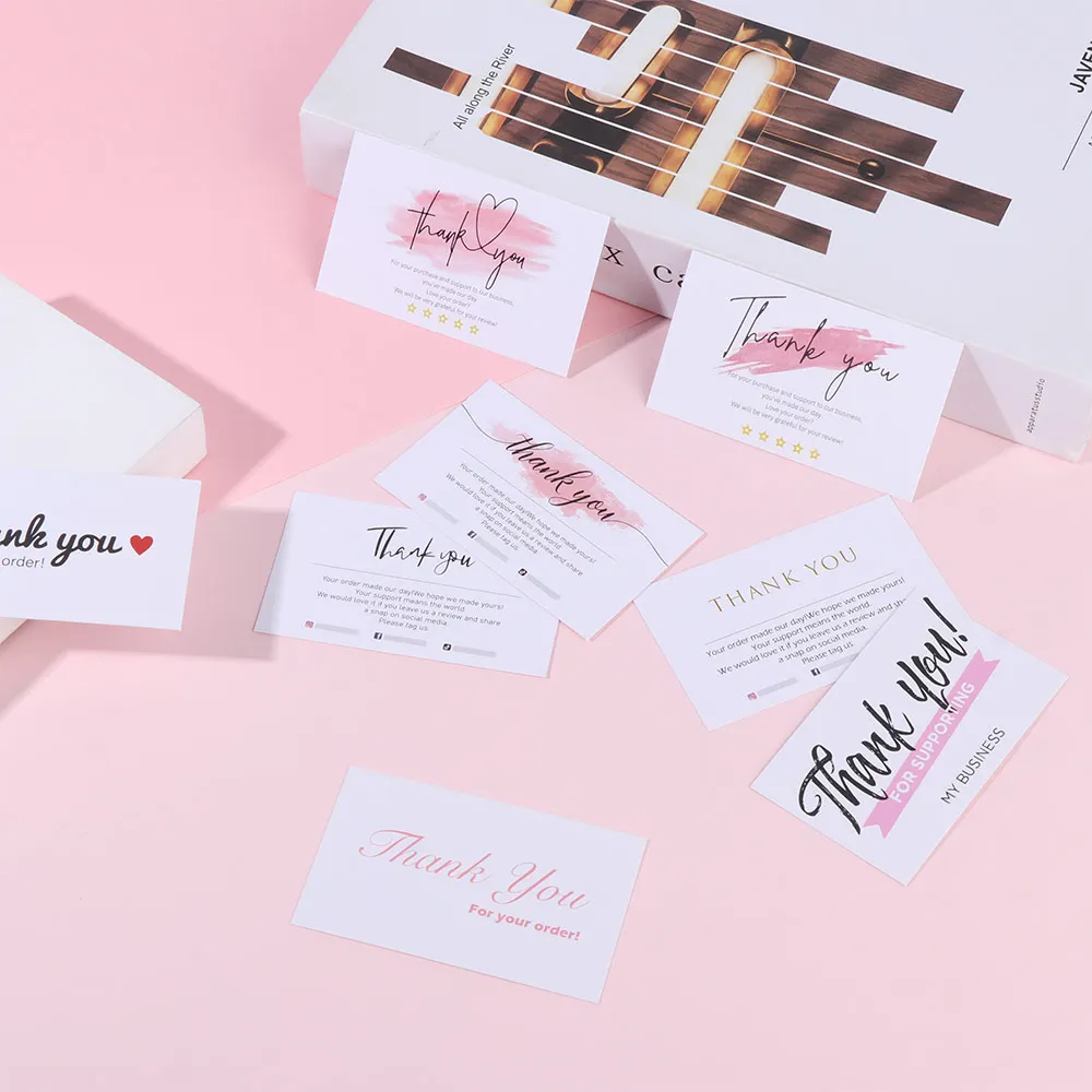 30 шт. спасибо за заказ подаропосылка упаковка карточка этикетки для похвалы