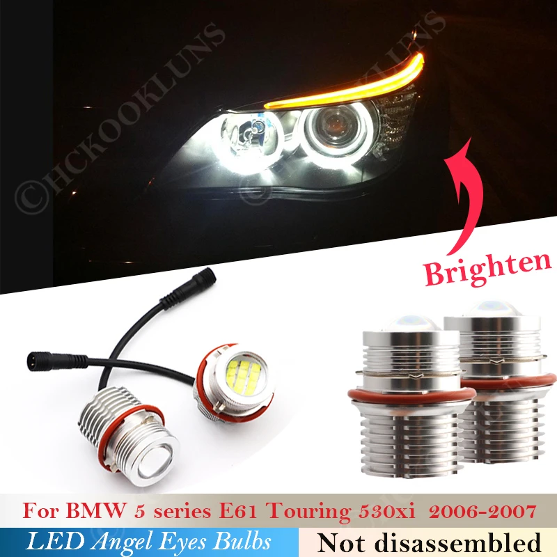 Гало кольца светильник 120W светодиодный головной ангельские глазки лампы для BMW 5 6