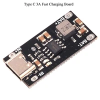 usb type c 3a fast charging board ip2312 polymer ternary lithium battery input high current mode electronic components accessory