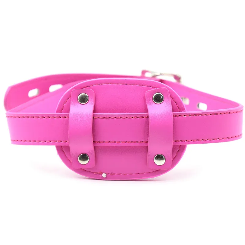 Эротический фаллоимитатор анальная пробка с открытым ртом кляп кожаным ремешком