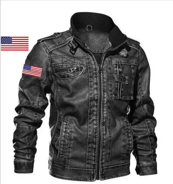 Кожаная мужская куртка Goatskin Captain America Revenge Union SHIELD тонкая кожаная мотоциклетная +