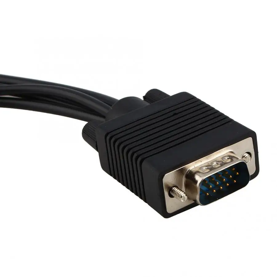 Компьютерный кабель GA SVGA-S-Video 3 RCA AV преобразователь для ТВ-адаптера