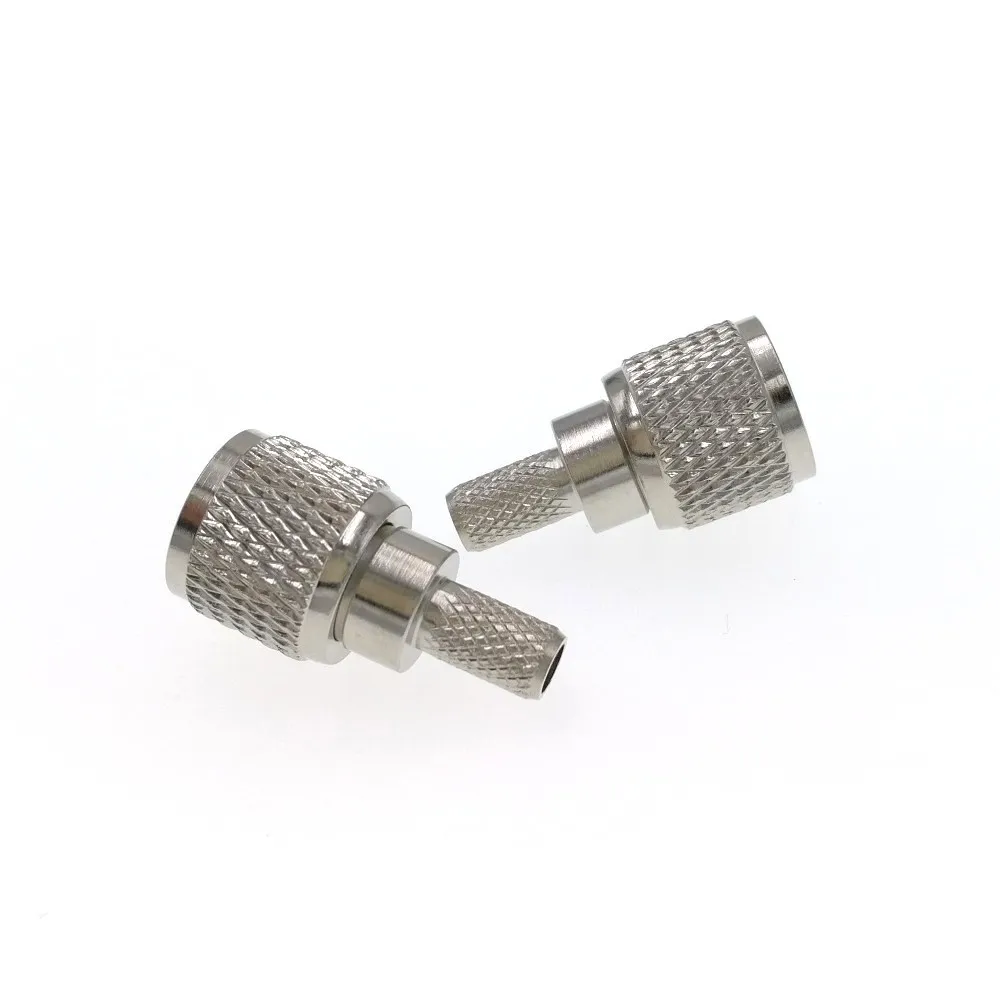100 шт. мини UHF Штекерный обжимной соединитель RG58 LMR195 RG142 RG400 RF | Обустройство дома