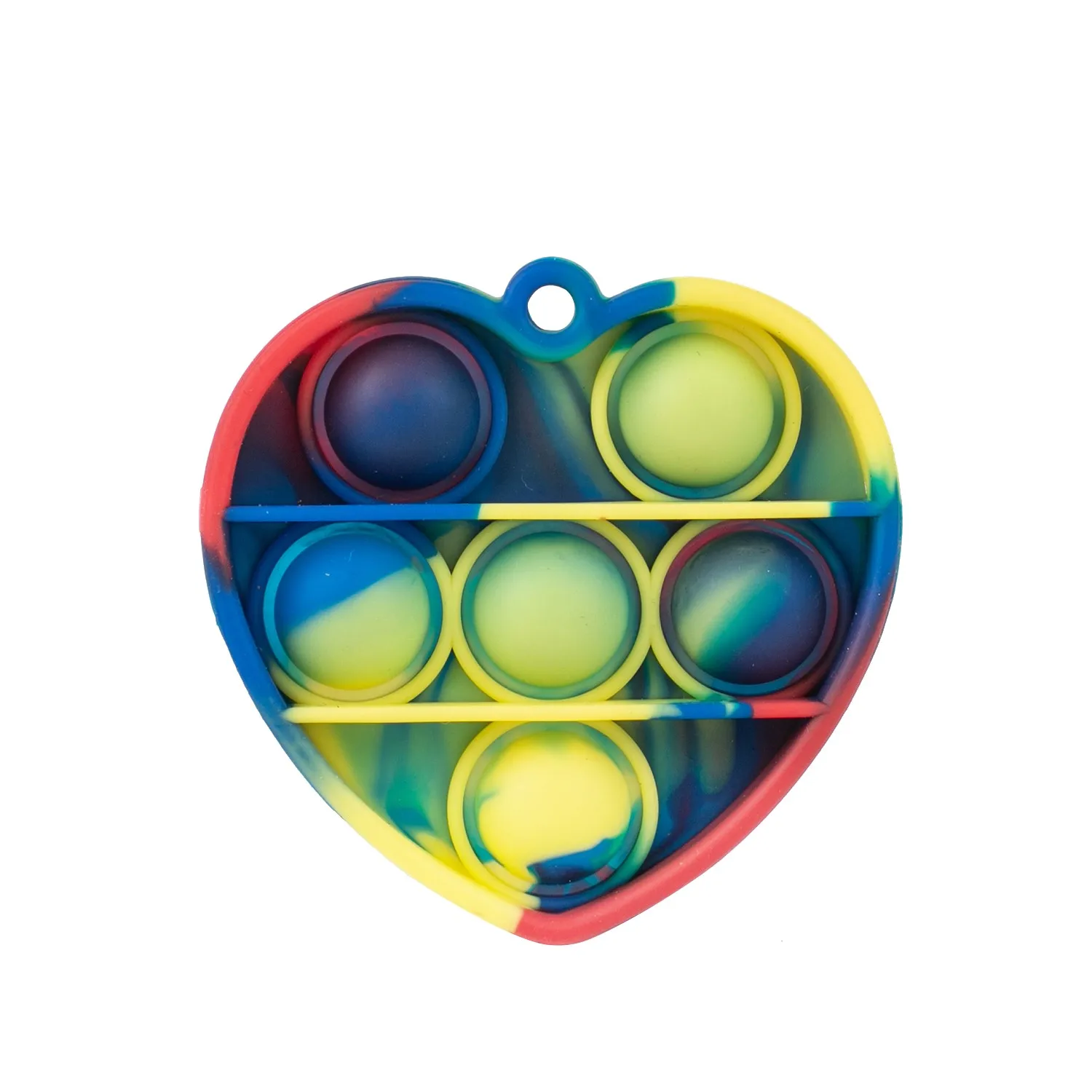 

Simple Dimple Fidget Toy Pops Small Stress Relief Keyring Pendant Push Bubbles Autism Special Needs Adult Kids Toys Squishy to#4