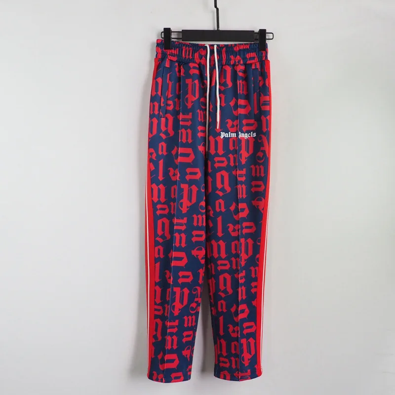 

Street tide palm Angel leisure sports pants PA brokenhead bear teddy bear smile letter leisure pants