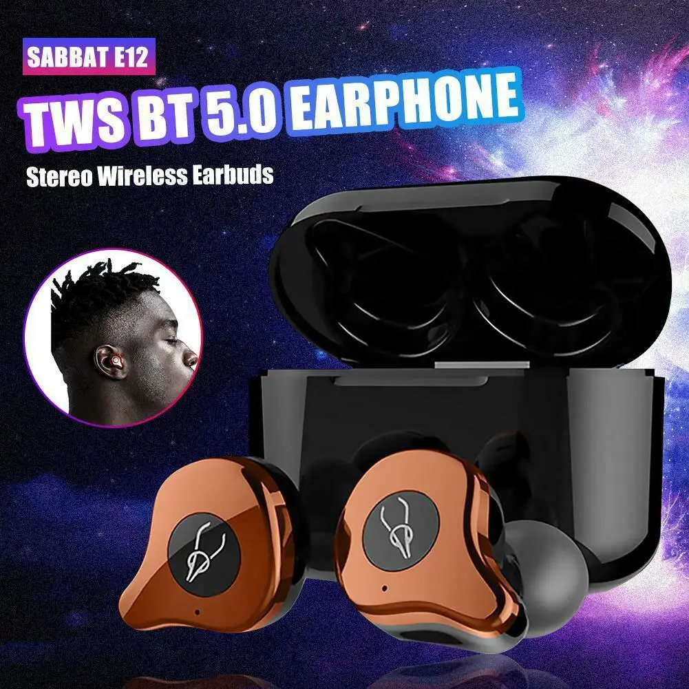 poosue E12, ультра TWS, беспроводные Bluetooth наушники, спортивные, Hi-Fi, стерео наушники, гарнитура с шумоподавлением, беспроводное зарядное устройство