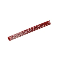 red plastic indicator pricing kit cube letter combined shelf top acryl price display