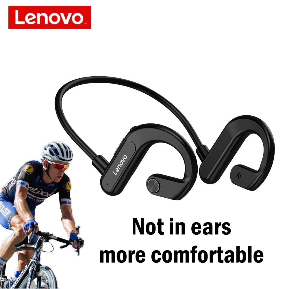 

Bluetooth-наушники Lenovo с костной проводимостью, водостойкие, с микрофоном