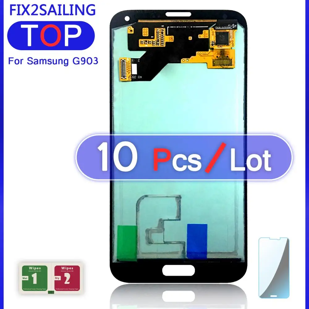 ЖК-дисплей Super AMOLED для Samsung Galaxy S5 Neo G903 G903F 10 шт. 100% протестированный сенсорный экран