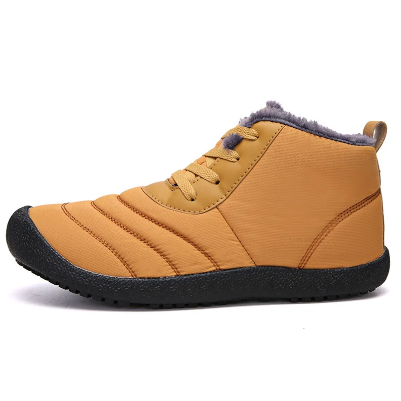 

2020 Fashion male Boots shoes Autumn Winter men's Boots men Thick Sole snow Platform boots Botas Mujer