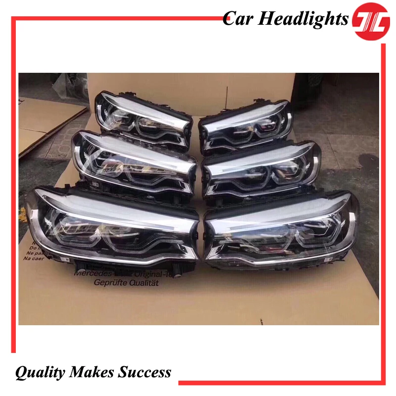 Передняя Автомобильная фара/фотосессия для BMW5 серии G38 светодиодный 2017 запасные