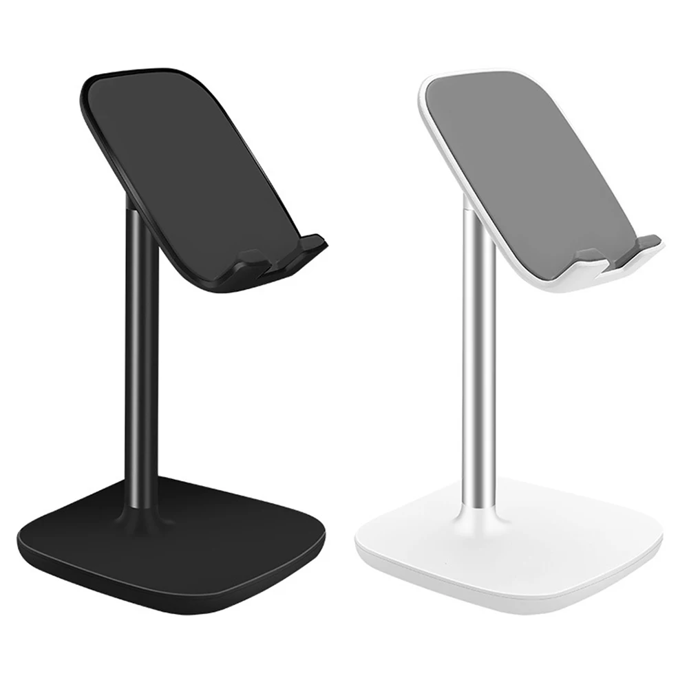 

Portable Phone Holder Universal Aluminum Desk Desktop Phone Stand Holder For 12" iPhone Cellphone Tablet