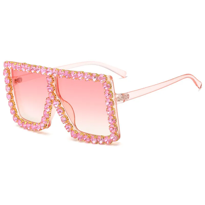 Роскошные солнцезащитные очки Стразы с украшением из кристаллов и бриллиантов