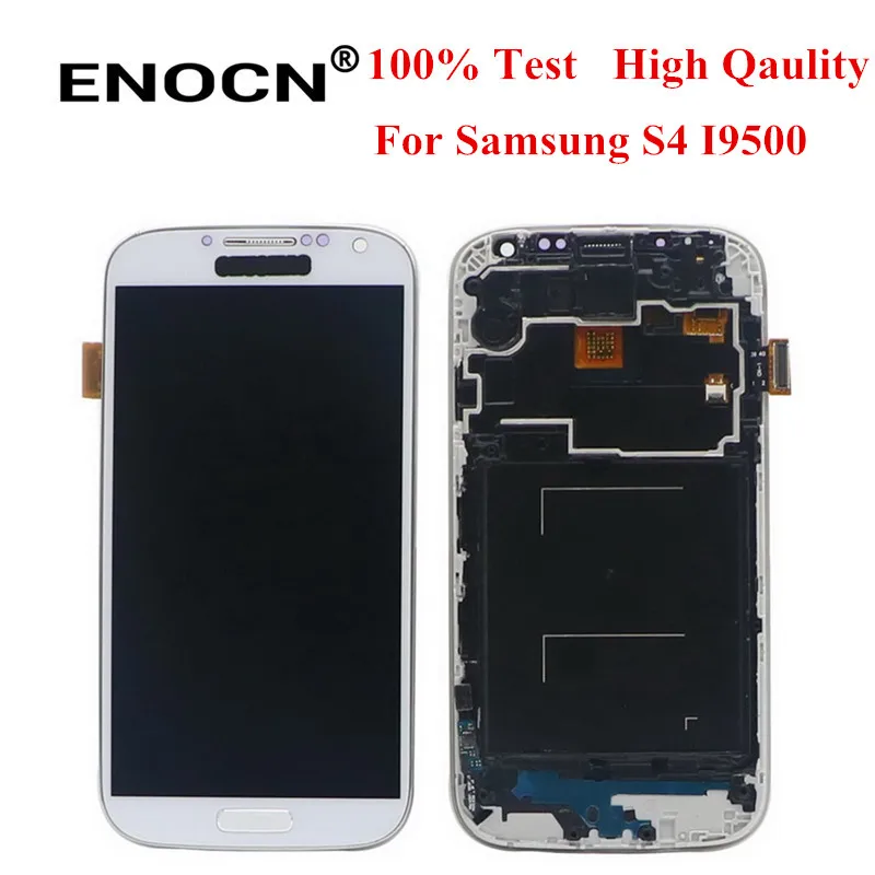 ЖК дисплей класса AAA +++ для SAMSUNG Galaxy S4 с рамкой GT i9505 i9500 i9506 i337 сенсорный экран