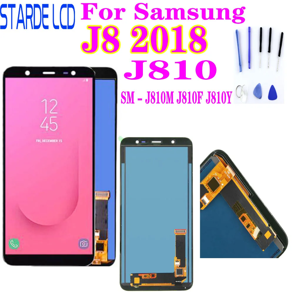 

5,8 ''для Samsung Galaxy J8 2018 J810 ЖК-дисплей сенсорный экран SM-J810M J810F J810Y замена экрана