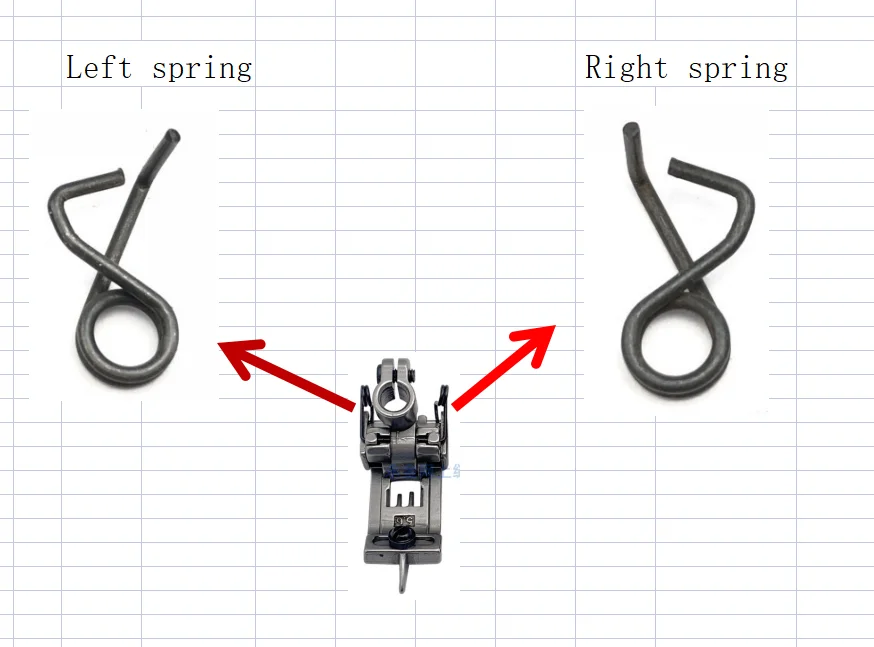 

5 pieces foot springs for Industrial Interlock Sewing Machines