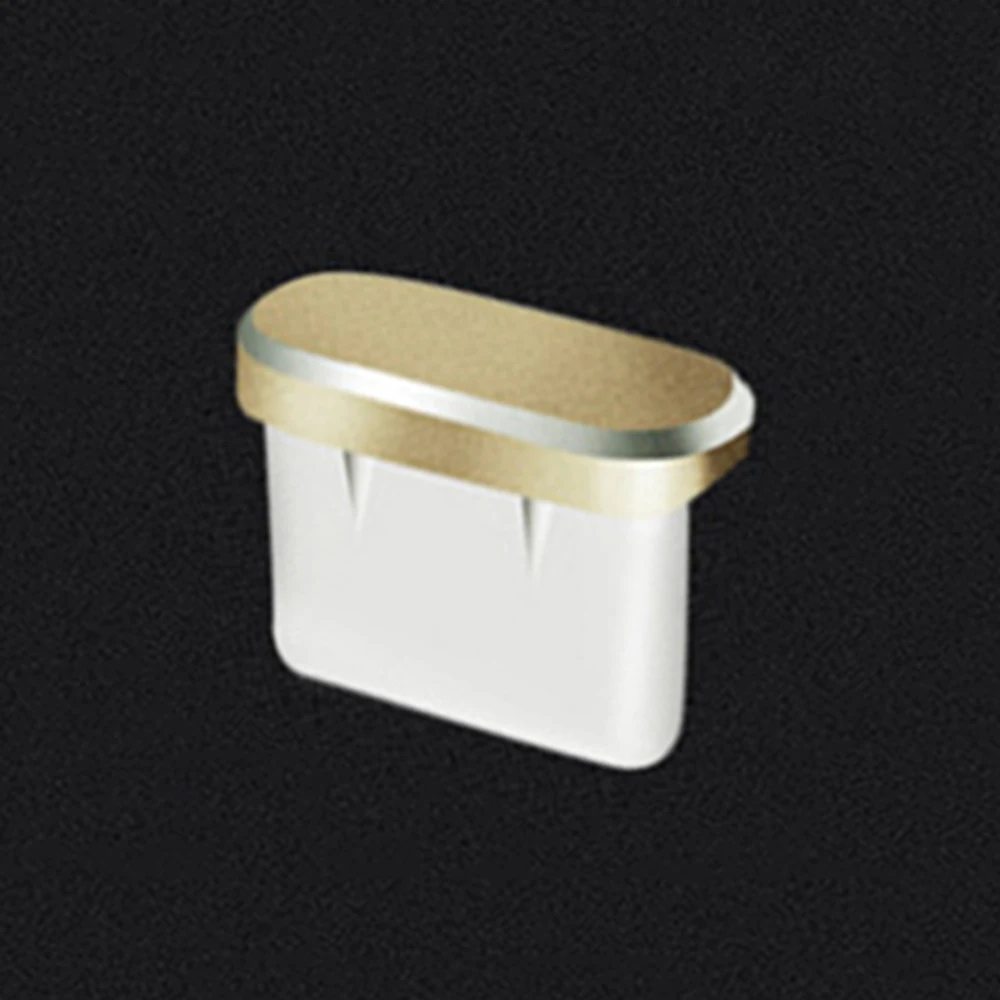 gold Type-c Пылезащитная заглушка из алюминиевого сплава type c для мобильного телефона USB-C разъемом для зарядного устройства для Xiaomi Mi5 Mi6 huawei P9 P10 MacBook - Цвет: gold