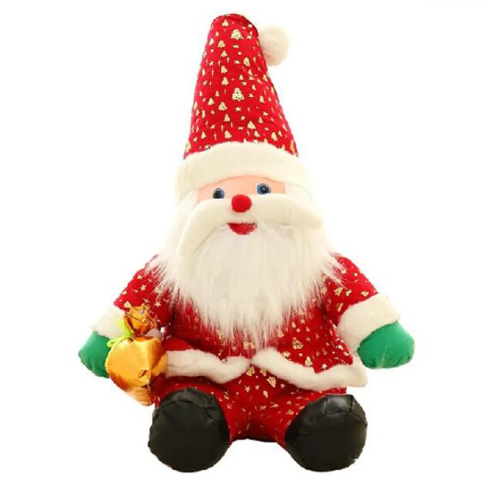 Пятно Санта детские мягкие плюшевые игрушки День рождения рождественские