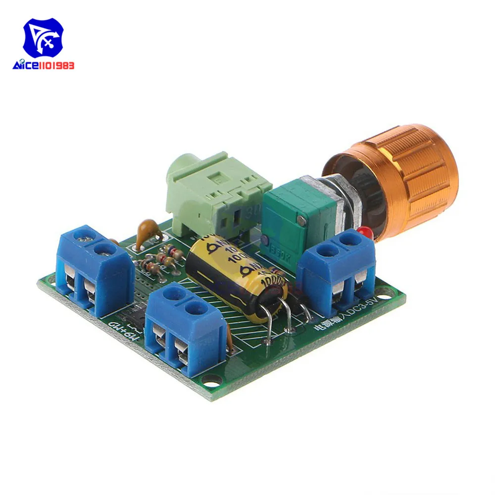 Diymore PAM8406 3 5 в двухканальный усилитель цифровой класс D стерео аудио плата