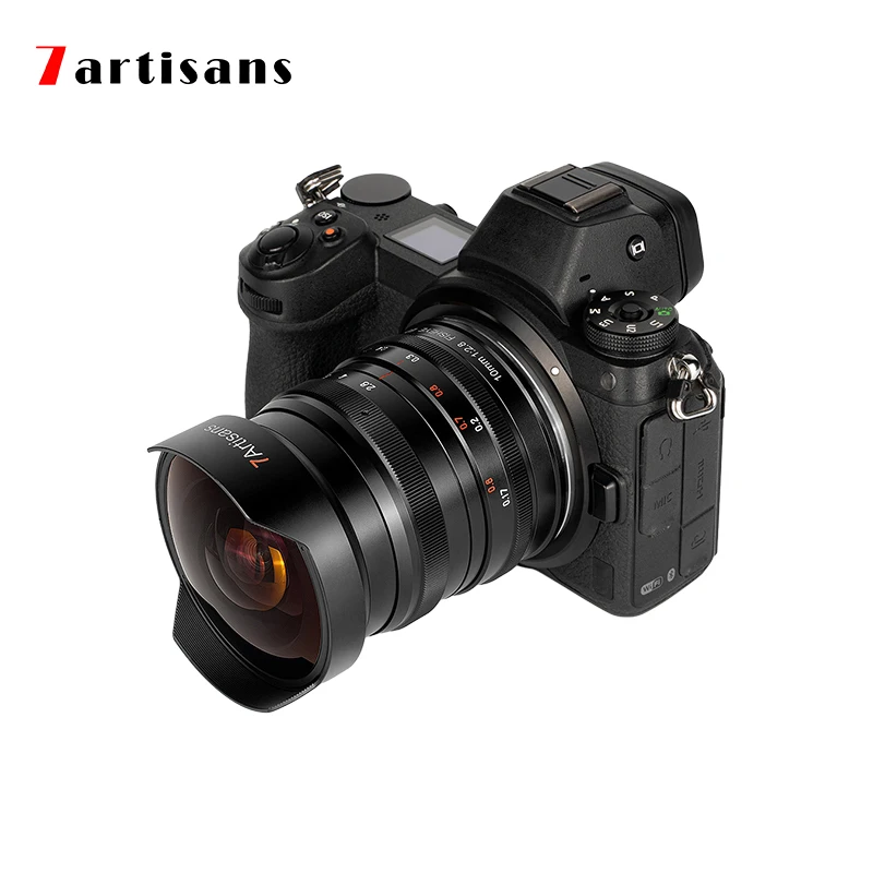 7artisans 10 мм F2.8 рыбий глаз ручной фокус MF камеры объектив полная Рамка для Sony E Mount Nikon