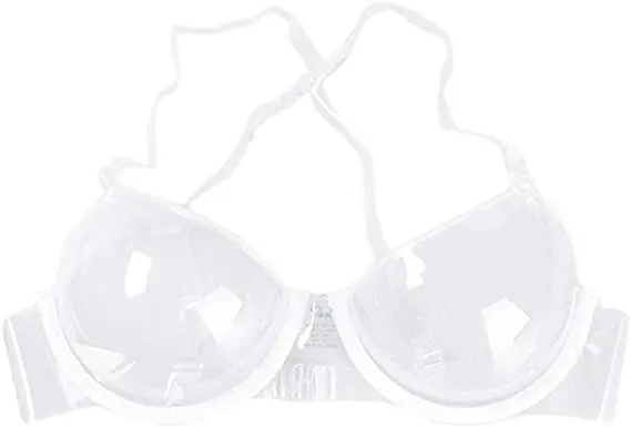 Women Sexy Clear Push Up Bras TPU PVC Transparent Bra Ultra Thin Straps Invisible Bras