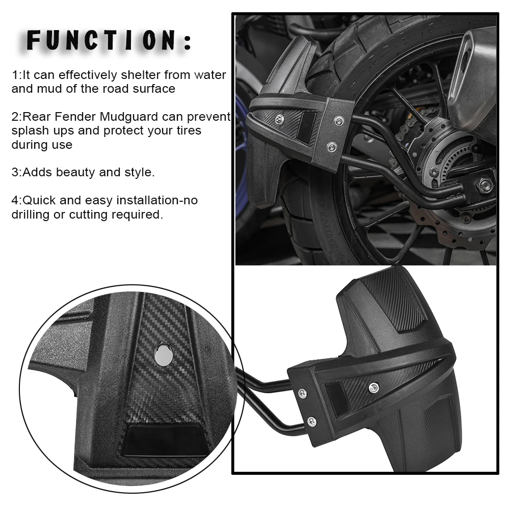 Заднее колесо мотоцикла Fender Hugger брызговик Крышка для Honda XADV 750 X ADV XADV750 2017 18 2019 2020