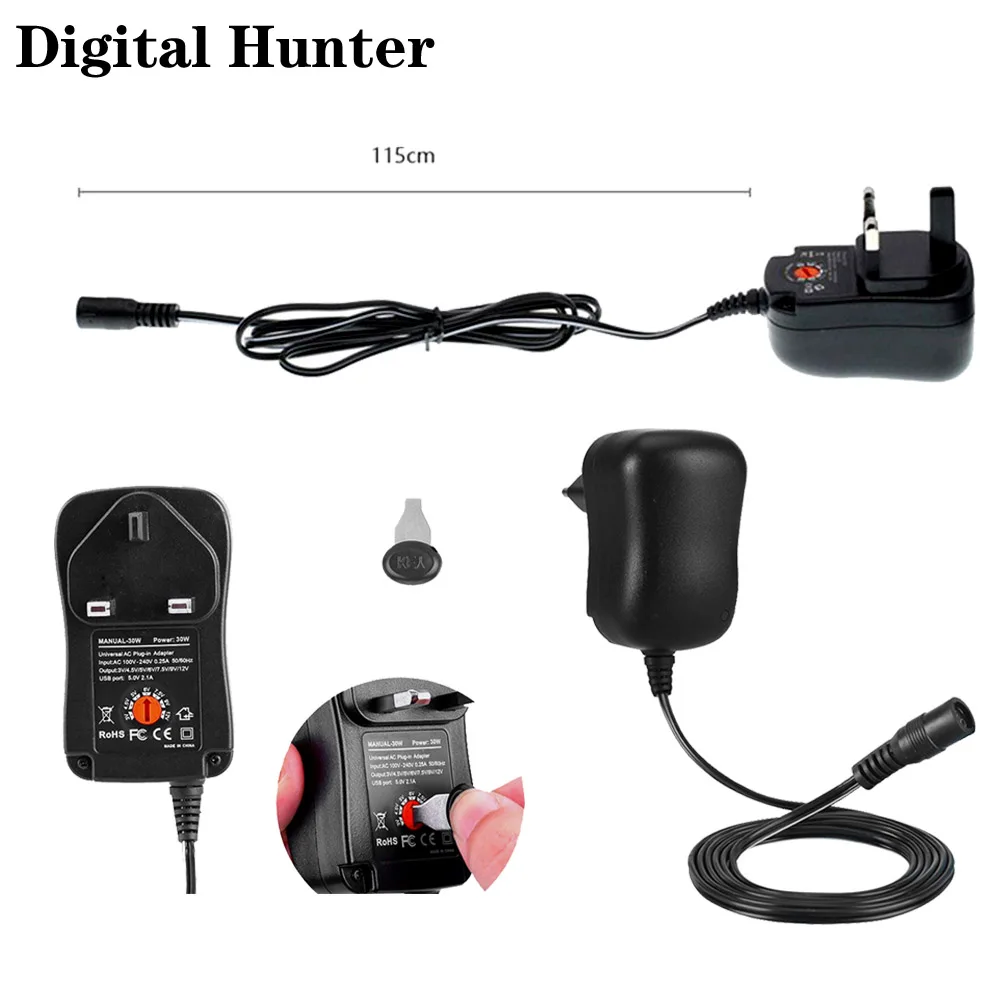 1 комплект адаптер питания для светодиодных лент 3 в 4 5 В 6 7 9 12 2 А | Обустройство