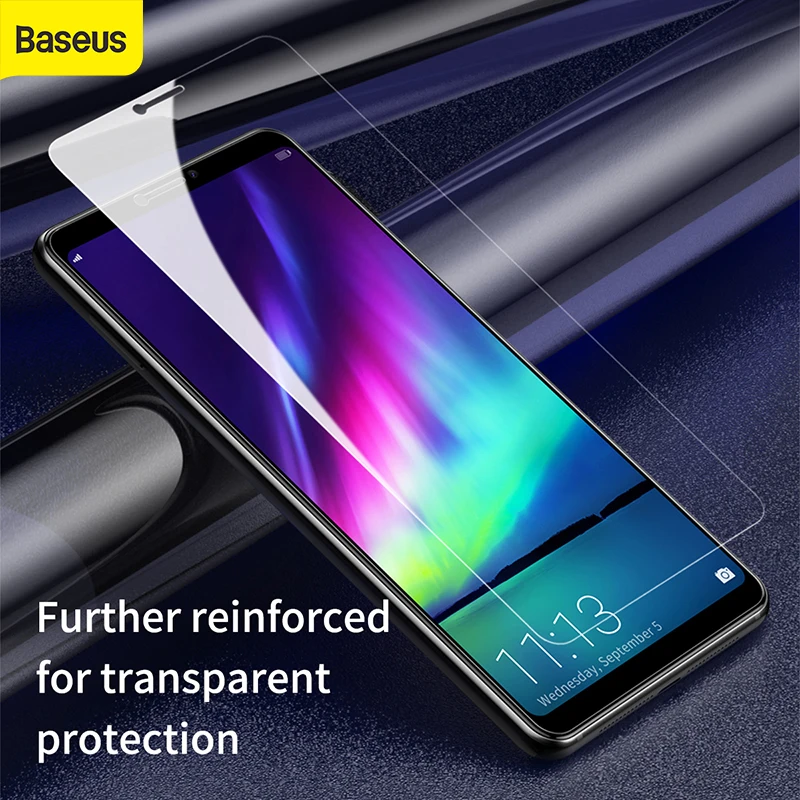 Baseus 0 3 мм полностью закаленное стекло пленка для Honor Note 10 прозрачная цветная