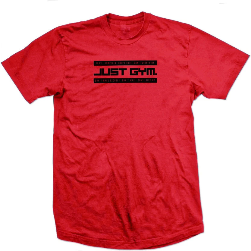 

Brand Mens T-shirt Joggers Sporting Slim Tees Shirt Male Just Gym Fitness Short Sleeve Tshirt Bodybuilding Clothing Workout Tops