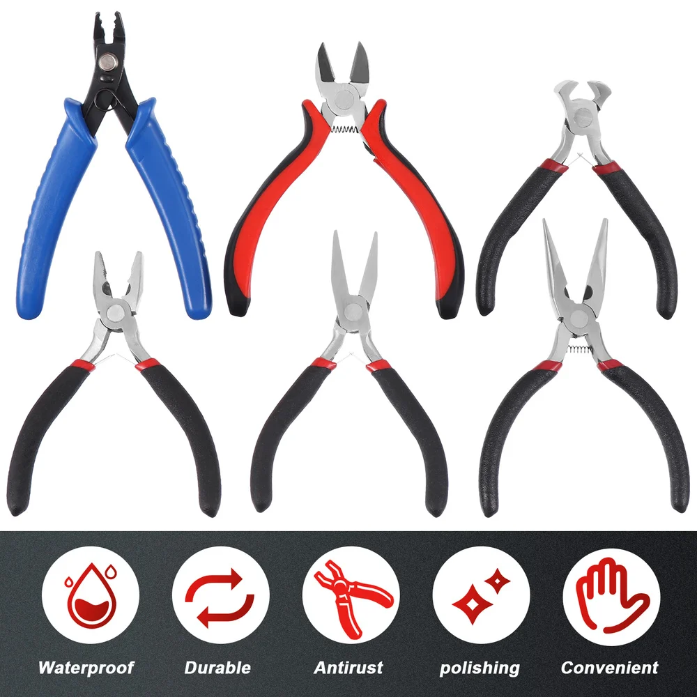 

6pcs Pliers Sturdy Tool Accessory Device for House Home Room