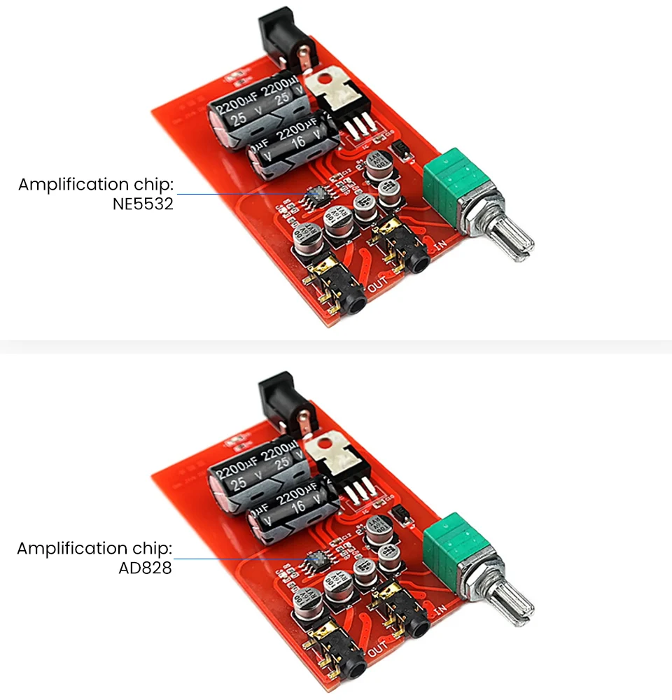 AIYIMA Updated Amplifier NE5532/A828 Preamp Preamplifier Volume Tone Control Finished Pre AMP Board for Home Theater Speaker DIY bluetooth car amplifier