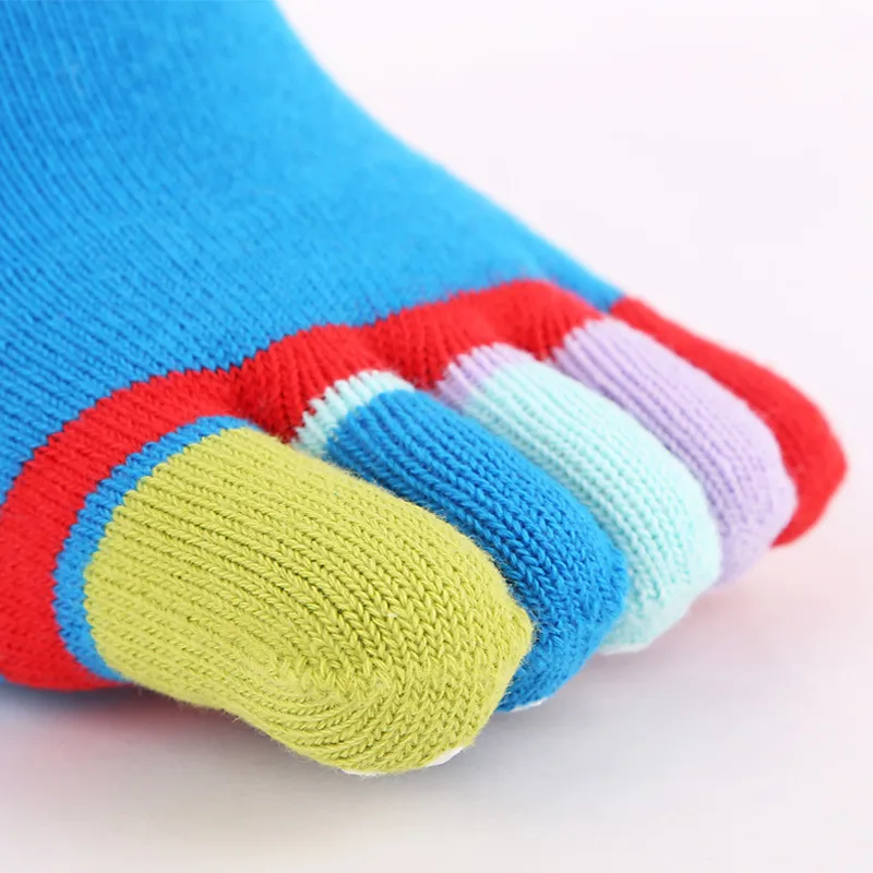 2 пара/лот женские носки для йоги с пятью пальцами цветные противоскользящие