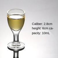 6pcs 10 60ml white wine glass whiskey shot glass bar cocktail glass