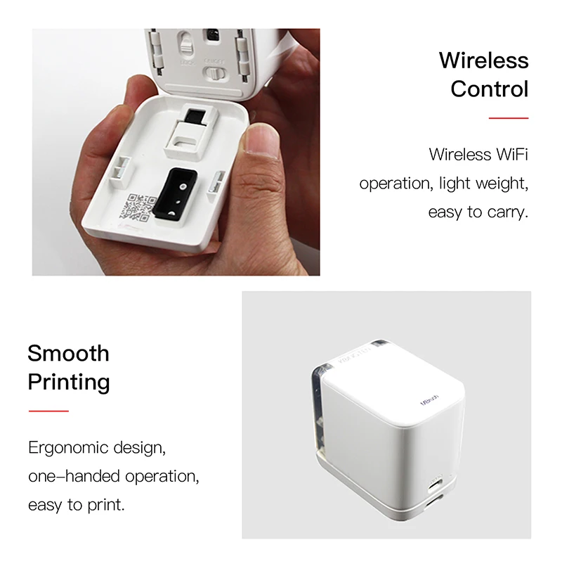 Impressora a Cores Imagens de Texto Impressora a Jato Impressão sem Fio Mais Novo Atualizado Mini Impressora Portátil Impressão Smartphone Tinta 2022 9 2021 mais novo atualizado impressora a cores