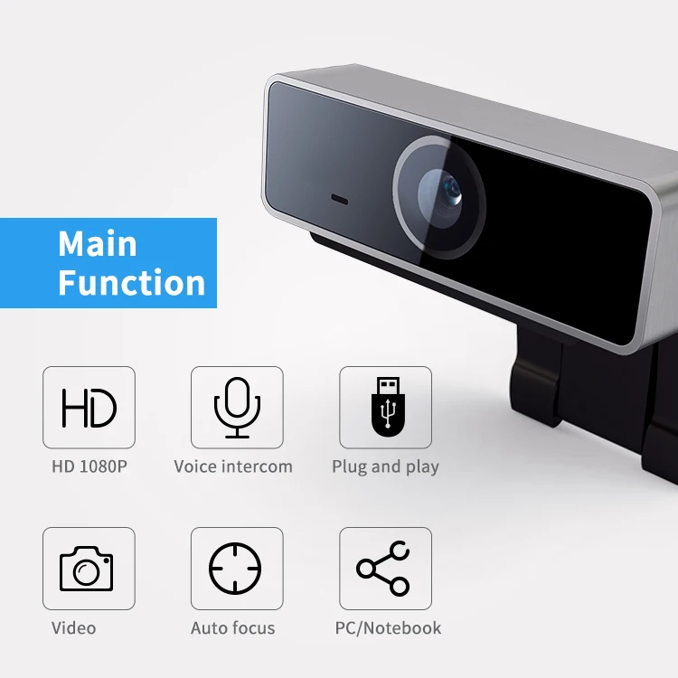 Веб камера для ПК Full HD 1080P USB видео геймерская портативного компьютера веб со