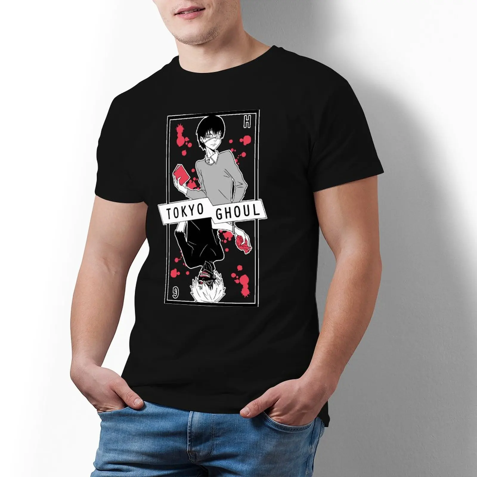 

Футболка мужская с коротким рукавом и графическим принтом