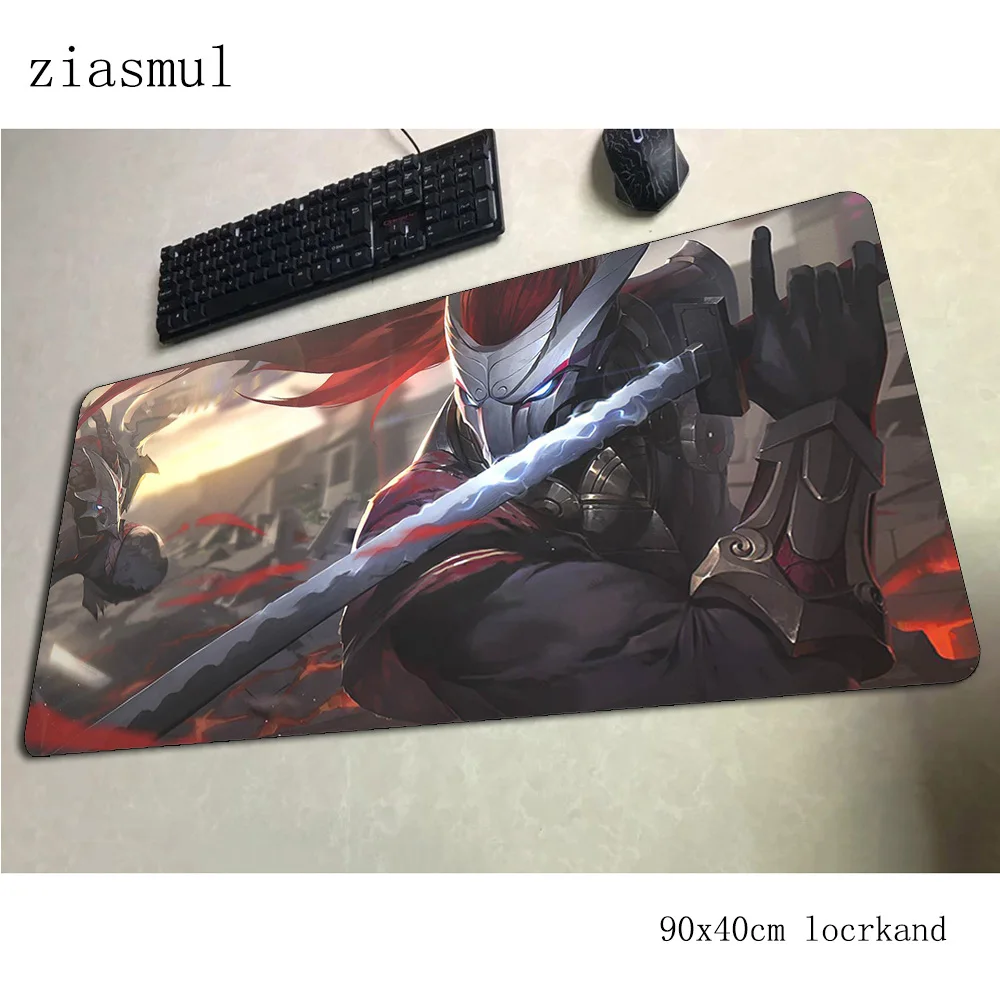 Коврик для мыши yasuo 90x40 см крутой игровой коврик большой персонализированный