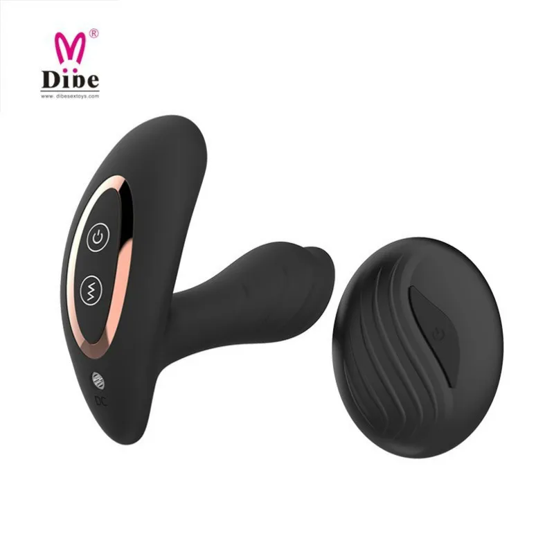 Массажер простаты DIBE Мужской силиконовый 7 скоростей водонепроницаемый| |