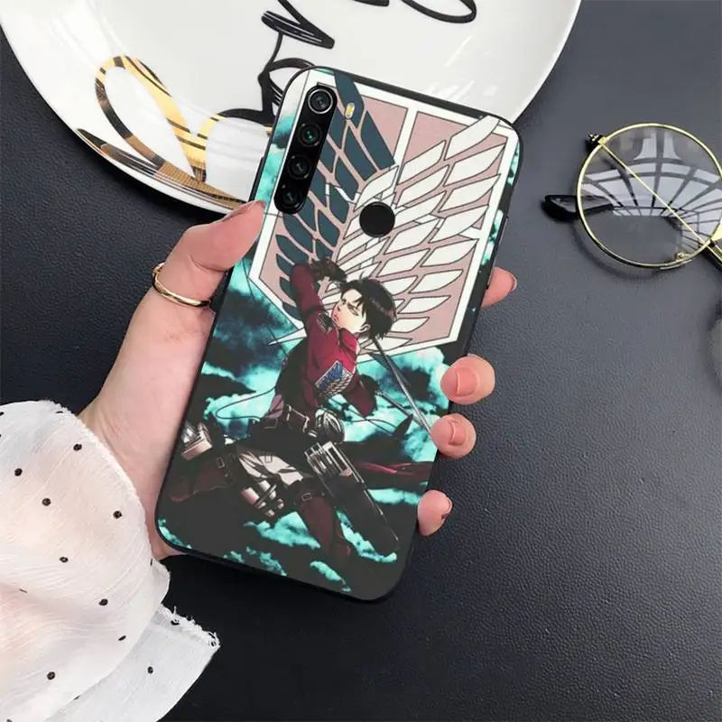 

Anime Attacking Giant Phone Case coque cover funda For Xiaomi redmi 5 6 9 A note 10 lite 7 8 9 t s pro k 30 pro