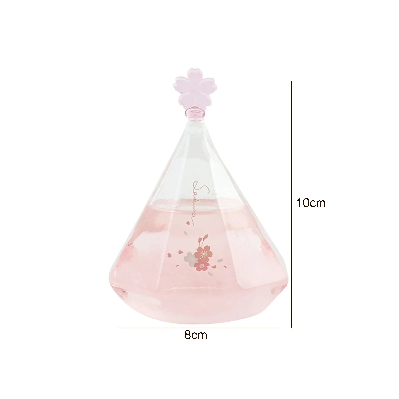 

Weather Forecast Crystal Storm Glass Desktop Predictor Storm Bottle Barometer Transparent Droplet Storm For Home Art Decoration