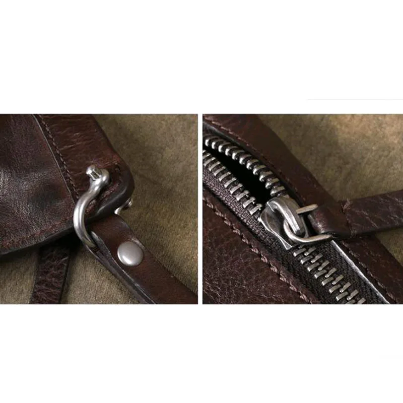 AETOO Original retro wrinkled long wallet zipper clutch bag leather first layer cowhide old rub color flow |