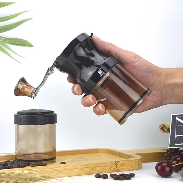 Ручная кофемолка бытовая маленькая мельница для кофе удобная мини ручная