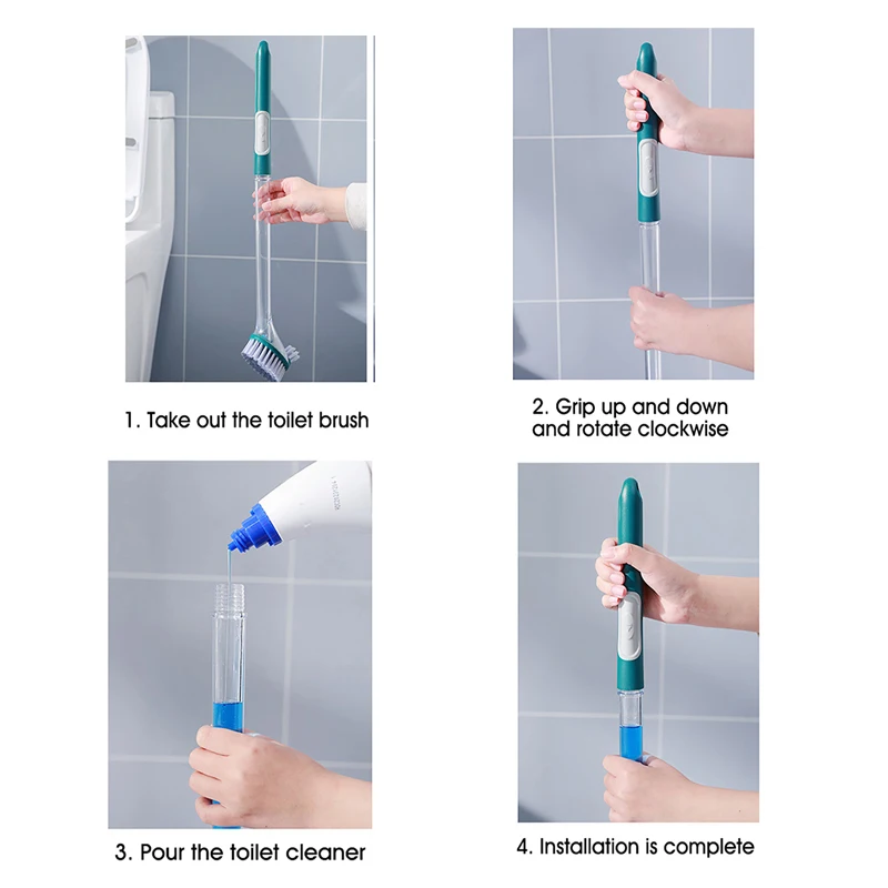 Туалетная щетка AHAWILL для хранения жидкости настенная Двухсторонняя чистки