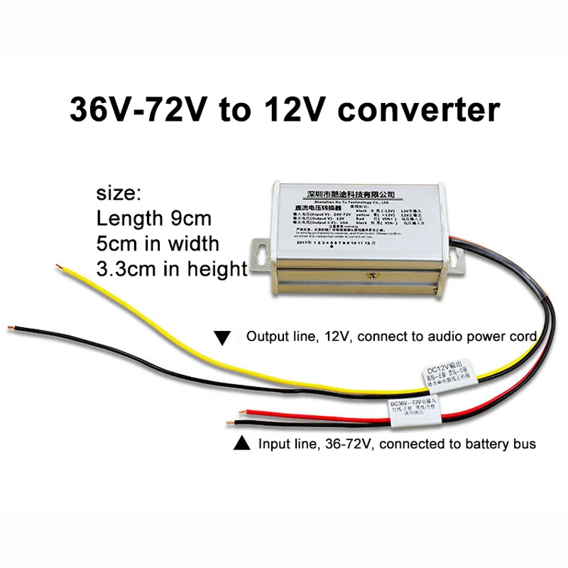 Преобразователь напряжения электромобиля понижающий преобразователь