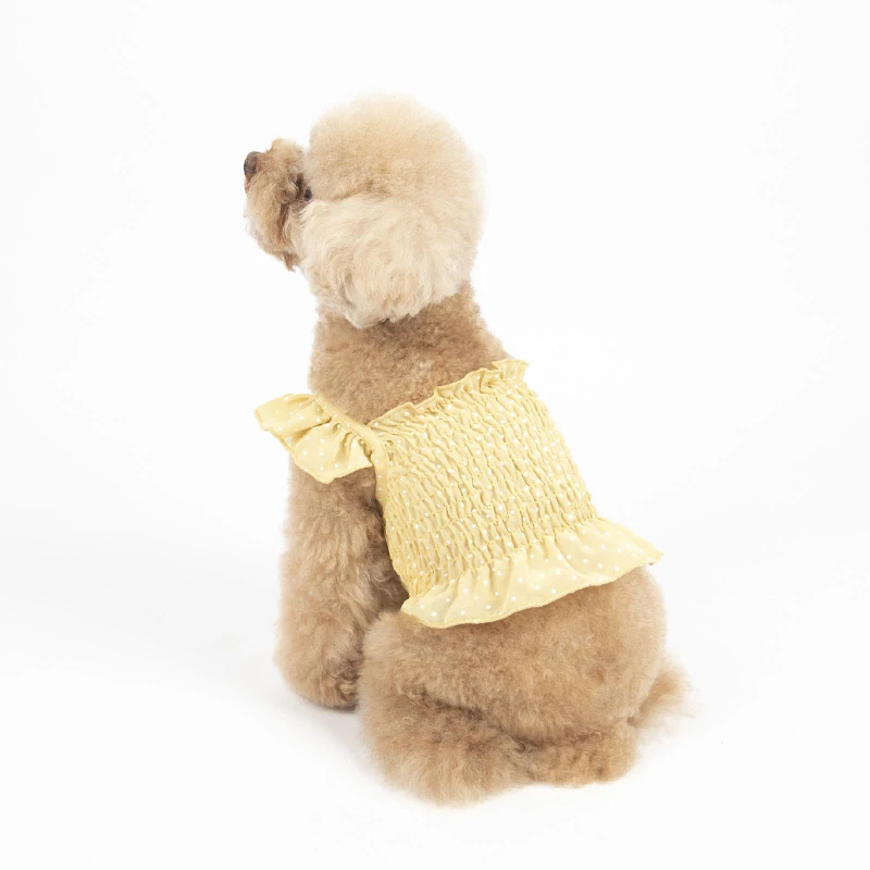 

Короткое стильное платье для собак, летняя юбка для кошек и щенков, шифоновая одежда для маленьких собак, одежда для йоркширского терьера, п...