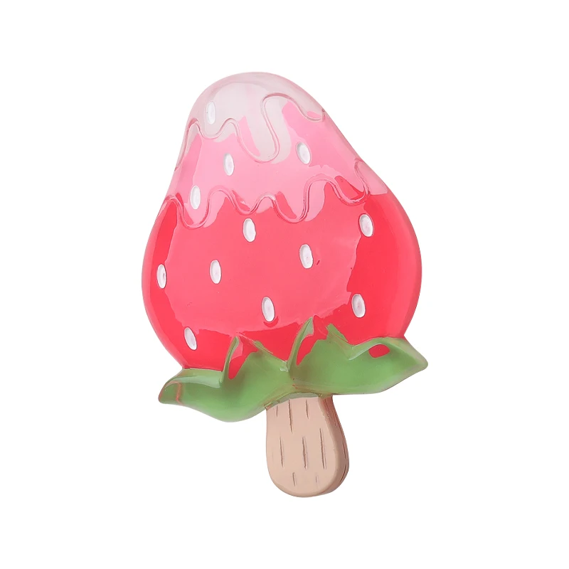 

Summer Cool Ice Cream Magnets For Refrigerators Small Fresh Fruit Magnetic Paste Magnetic Stick Decoration Accessories